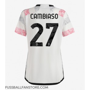 Juventus Andrea Cambiaso #27 Replik Auswärtstrikot Damen 2023-24 Kurzarm